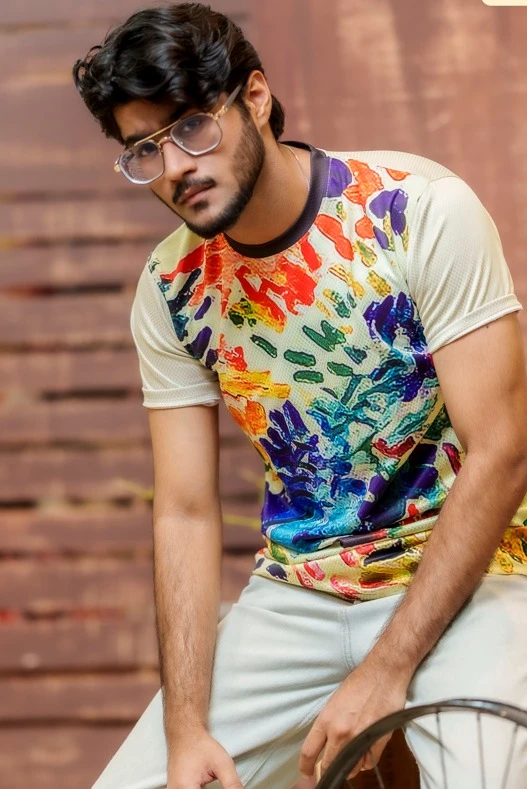 Men’s T-Shirt Multi Sublimation Print Slimfit